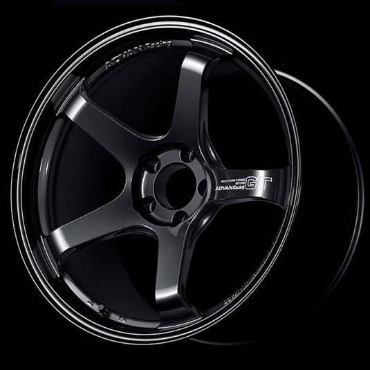 Advan GT Beyond 19x9.0 +43 5x114.3 Racing Titanium Black Wheel