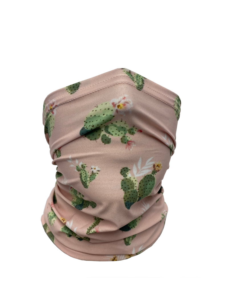Load image into Gallery viewer, Pink Cacti Neck Gaiter *FINAL SALE*