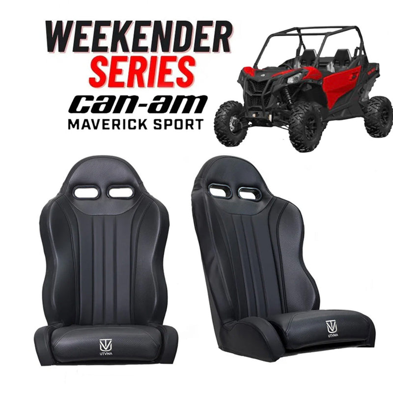 Load image into Gallery viewer, "Weekender" Series Pair of Front Suspension Bucket Seats Maverick Sport (2019+)
