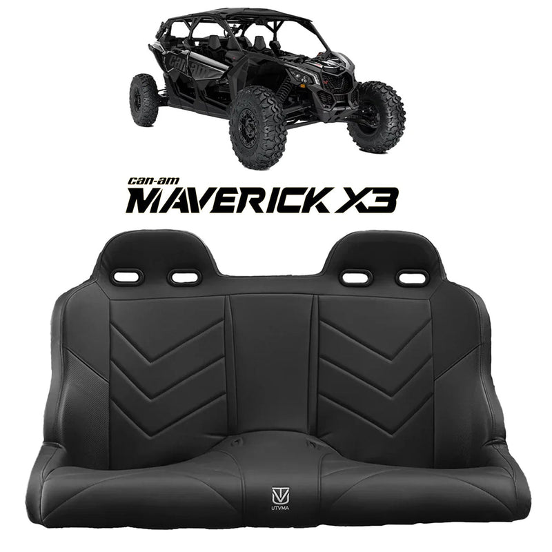 Load image into Gallery viewer, Maverick X3 Rear Bench Seat W Harnesses (2017+)