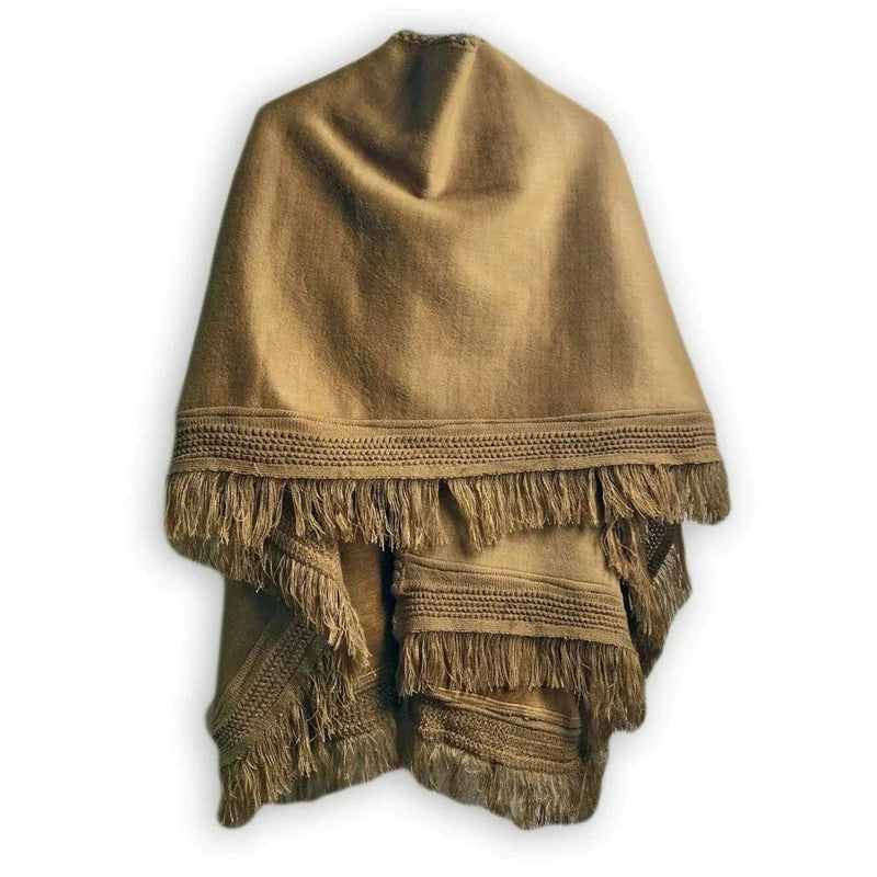 Load image into Gallery viewer, Cape Wrap Solid Alpaca Poncho