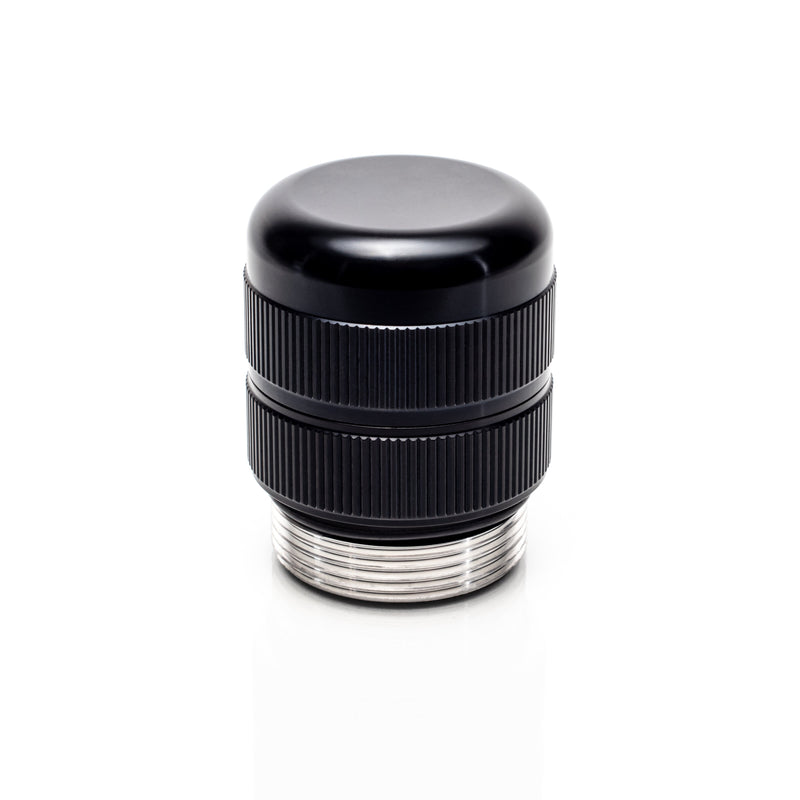 Load image into Gallery viewer, aluminum and steel carbide glass breaker tail cap replacement upgrade conversion for maglite mag lite d cell flashlight by litt industries