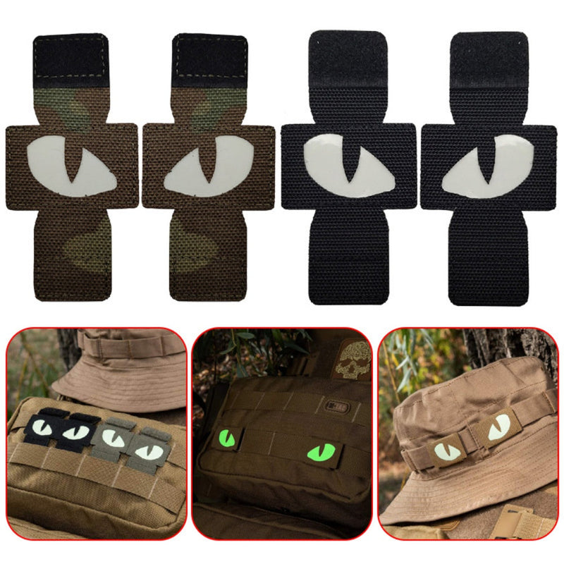 Load image into Gallery viewer, (PAIR) Tactical "Cat Eyes" Patches