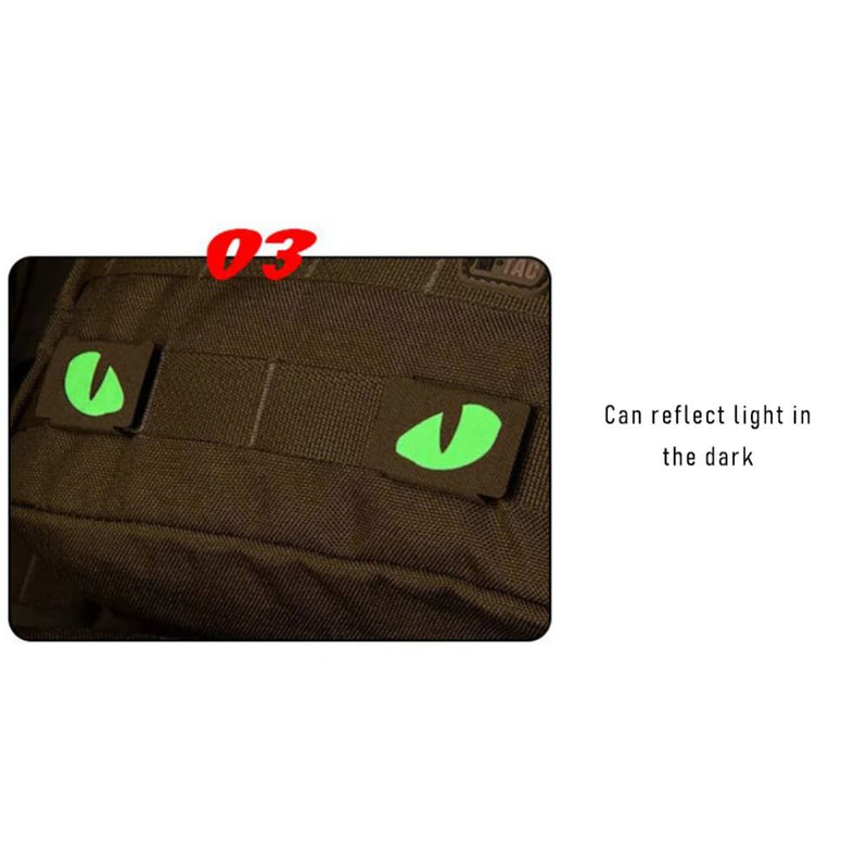 Load image into Gallery viewer, (PAIR) Tactical "Cat Eyes" Patches