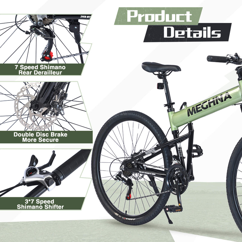 Load image into Gallery viewer, Meghna XM2 Folding Bike - 29"