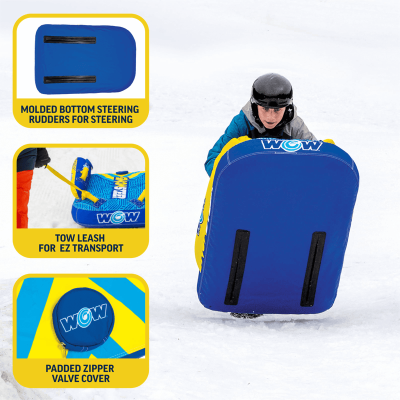Load image into Gallery viewer, WOW Watersports SnowSteer Snow Sled