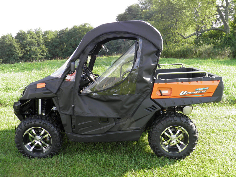 Load image into Gallery viewer, CFMoto UForce 500/800 - Full Cab Enclosure with Vinyl Windshield (Half Doors)