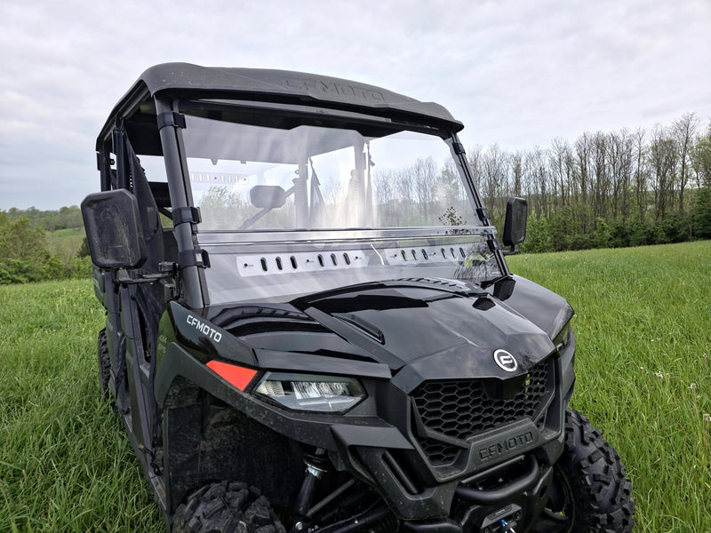 Load image into Gallery viewer, CFMoto UForce 800 XL- 2 Pc General-Purpose Windshield with Vent and Clamp Options