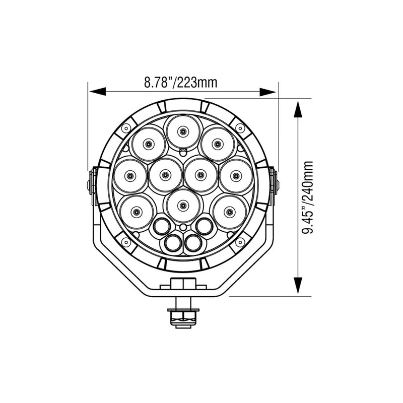 Load image into Gallery viewer, 8.7" ADV Light Cannon Kit