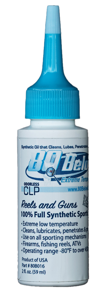 Load image into Gallery viewer, 80 Below Needle Tip Bottle 2 oz. | Extreme Temperature Sporting Oil Synthetic