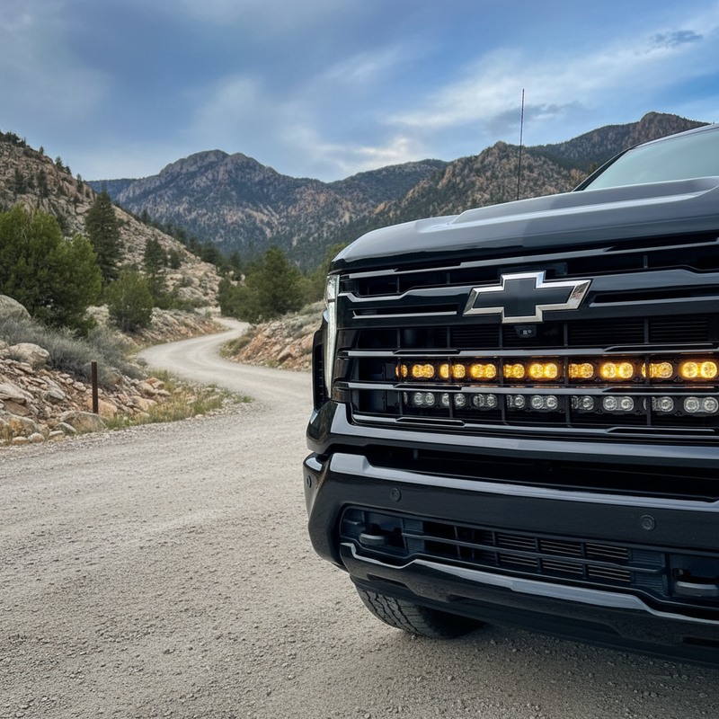 Load image into Gallery viewer, 2020+ Chevrolet Silverado 2500/3500HD Dual 40s Light Bars - PRO