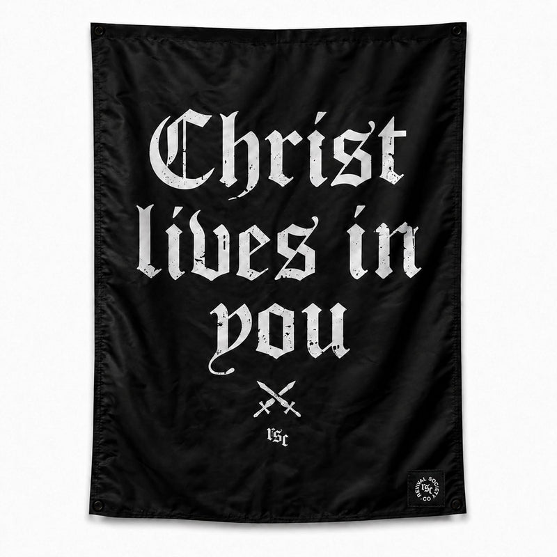 Load image into Gallery viewer, Christ Lives In You 4' x 3' Flag