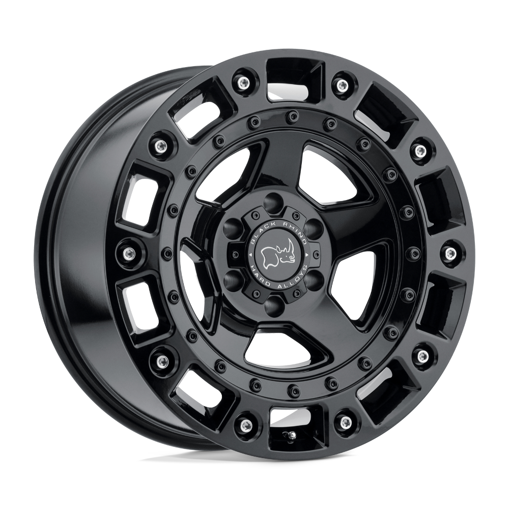 Black Rhino Hard Alloys Cinco Gloss Black W/ Stainless Bolt