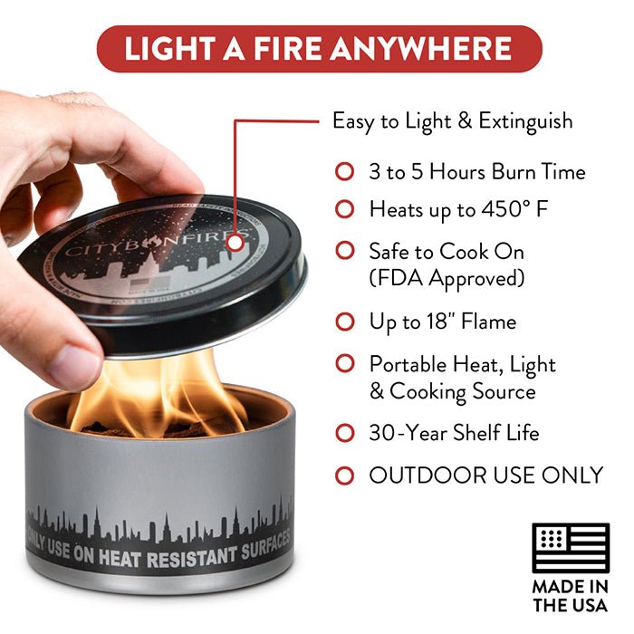 Load image into Gallery viewer, City Bonfire (Portable Fire Pit)