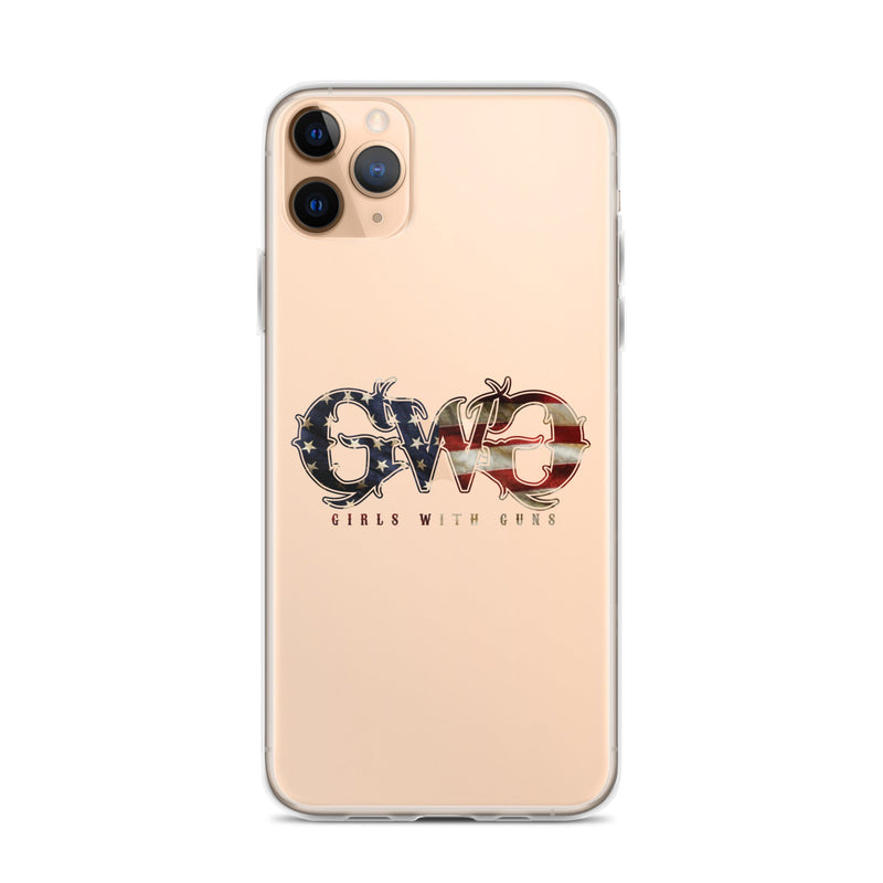 Load image into Gallery viewer, Liberty Logo Clear iPhone® Case