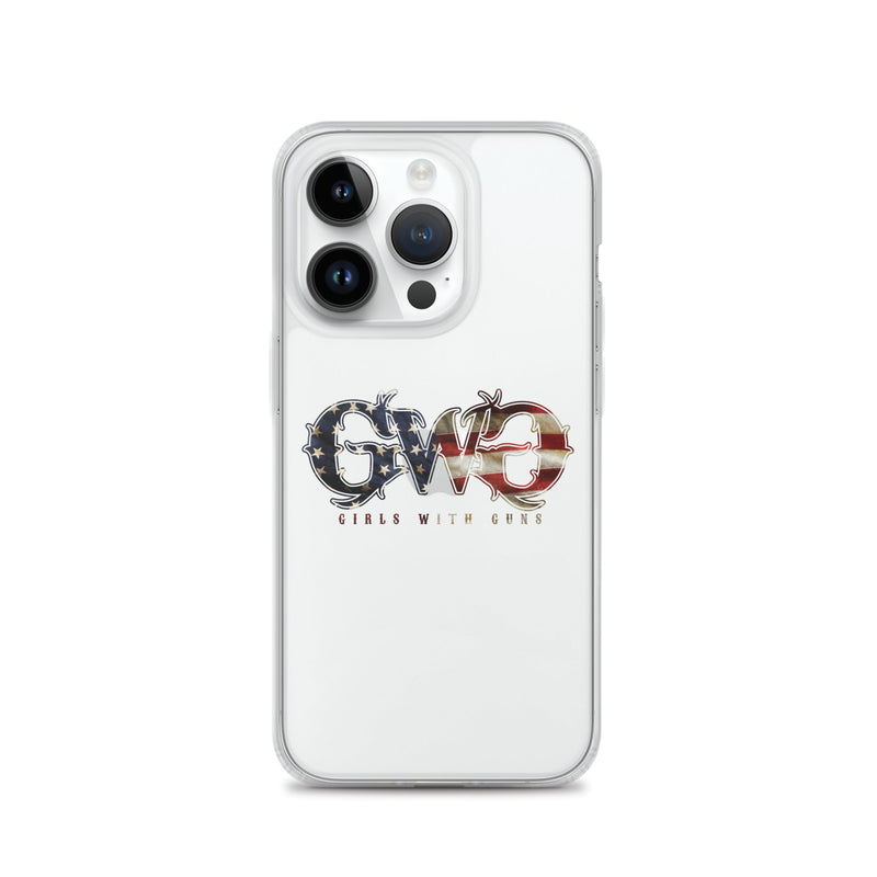 Load image into Gallery viewer, Liberty Logo Clear iPhone® Case