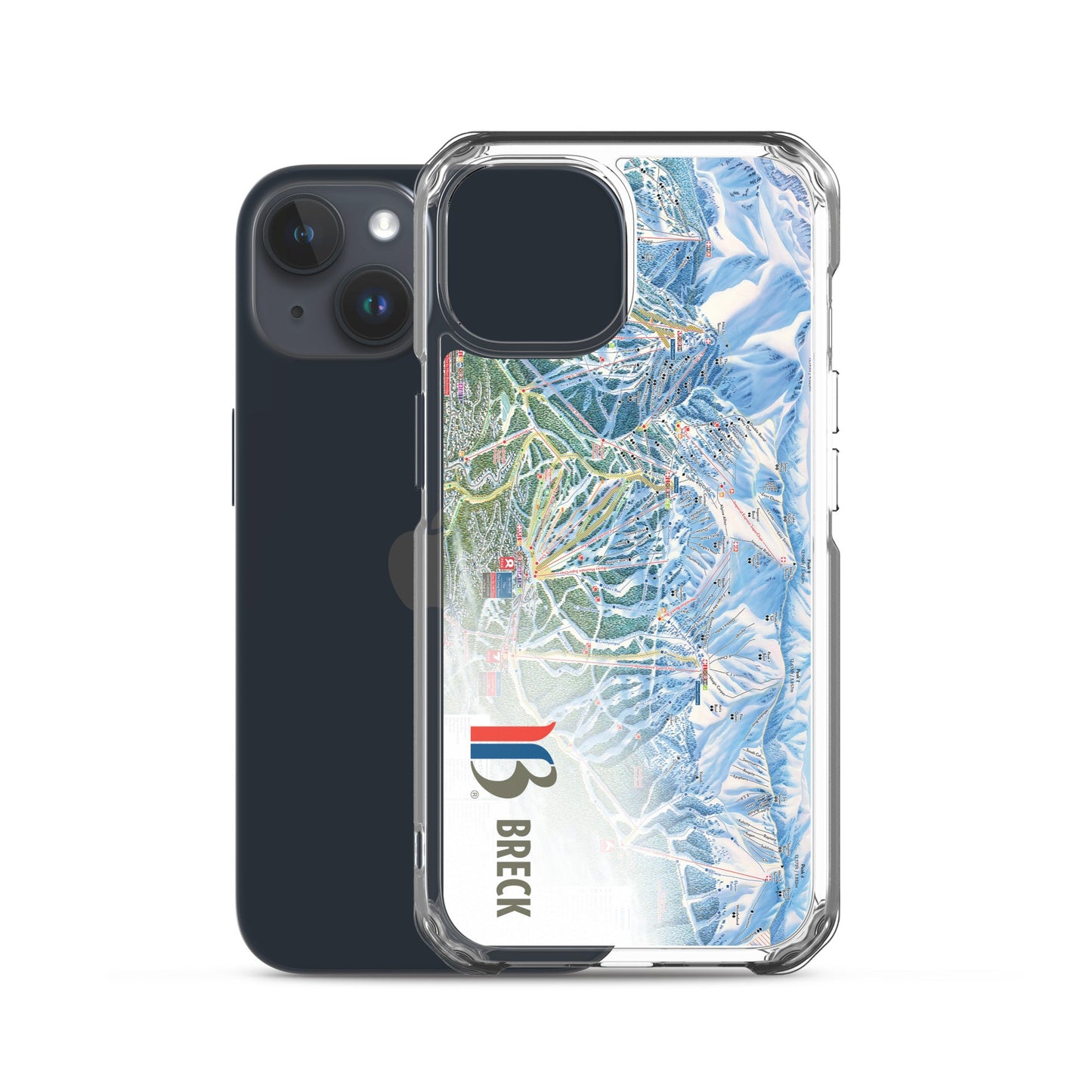 Breckenridge Trail Map iPhone Case