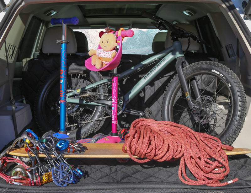 Load image into Gallery viewer, WATERPROOF SUV Cargo Liner for fold down 60/40 divided seats with pass-through option