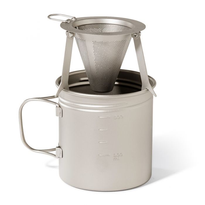 Load image into Gallery viewer, TITANIUM TRAVEL COFFEE FILTER