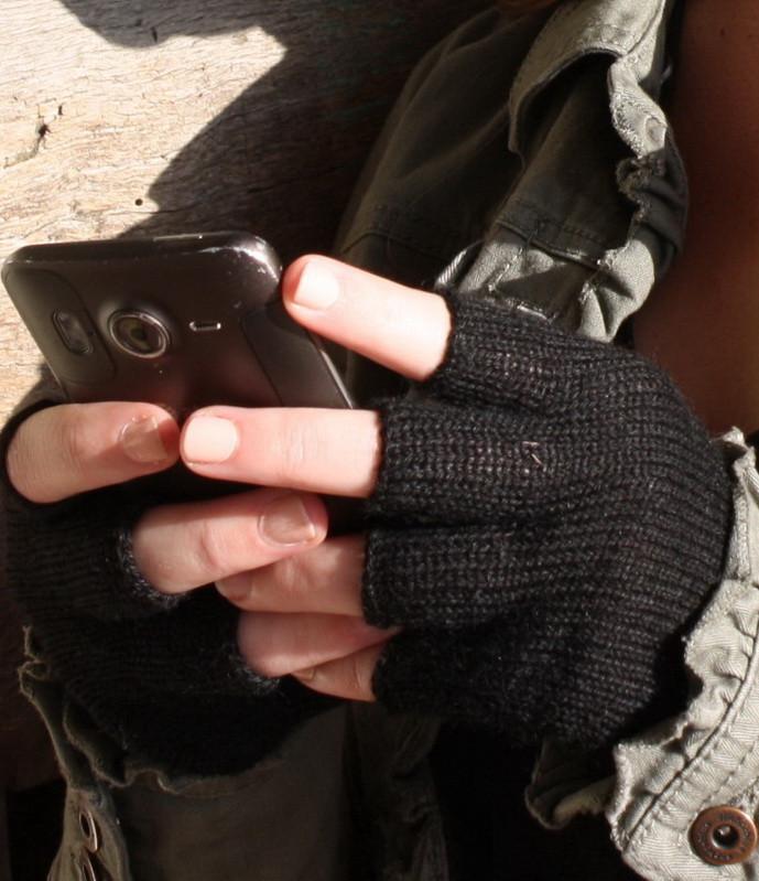 Load image into Gallery viewer, Colorful 100% Alpaca Fingerless Knit Alpaca Gloves