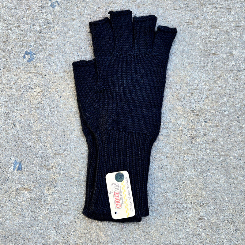 Load image into Gallery viewer, Colorful 100% Alpaca Fingerless Knit Alpaca Gloves