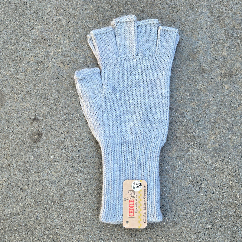 Load image into Gallery viewer, Colorful 100% Alpaca Fingerless Knit Alpaca Gloves
