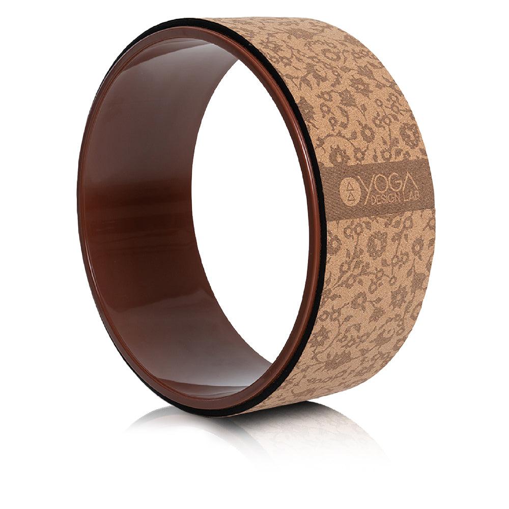 Cork Yoga Wheel - Floral Batik Tonal