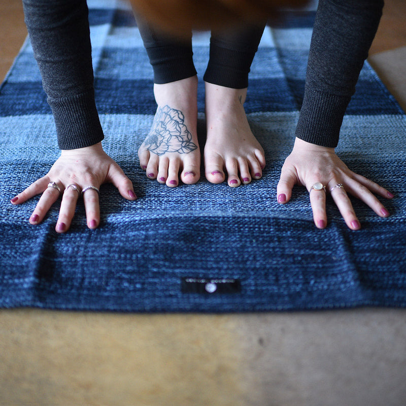 Load image into Gallery viewer, Cotton Yoga Rug