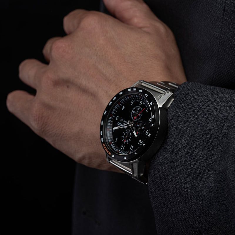 Load image into Gallery viewer, CR-01 - Chrono Watch with Metal Bracelet
