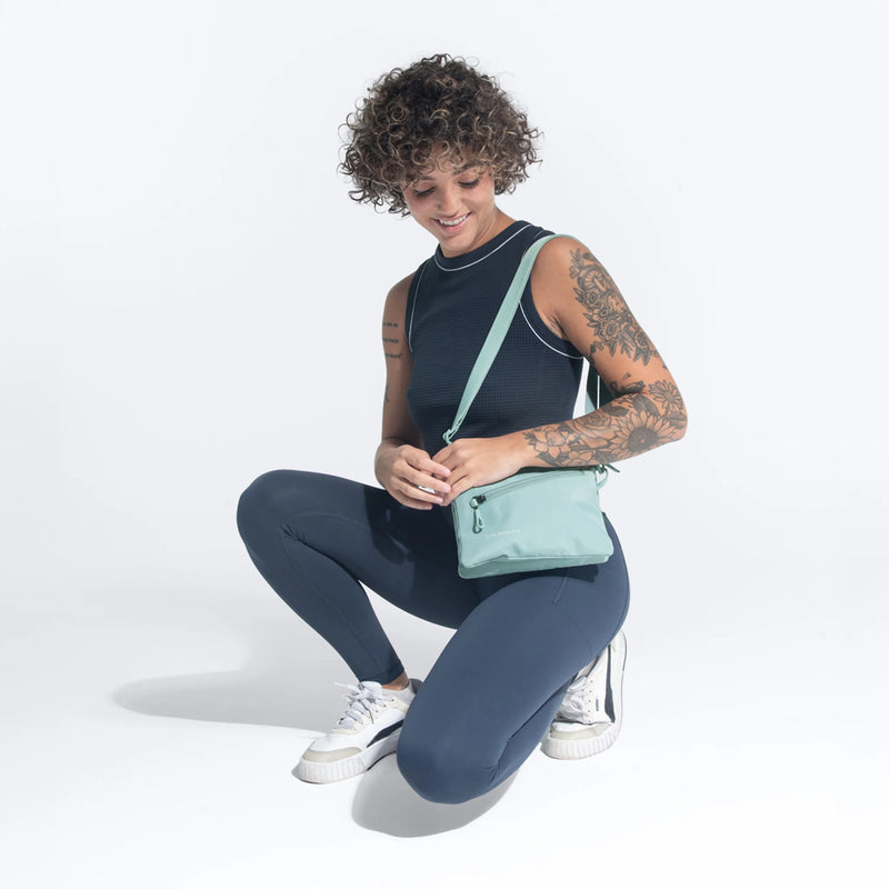 Load image into Gallery viewer, Zoom | Slim RFID Crossbody - Desert Pink