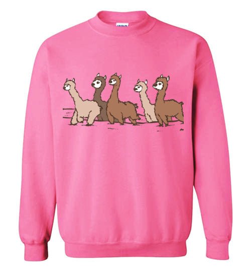 Load image into Gallery viewer, Curious Alpacas Gildan Crewneck Sweatshirt