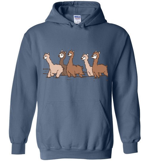 Load image into Gallery viewer, Curious Alpacas Gildan Heavy Blend Hoodie