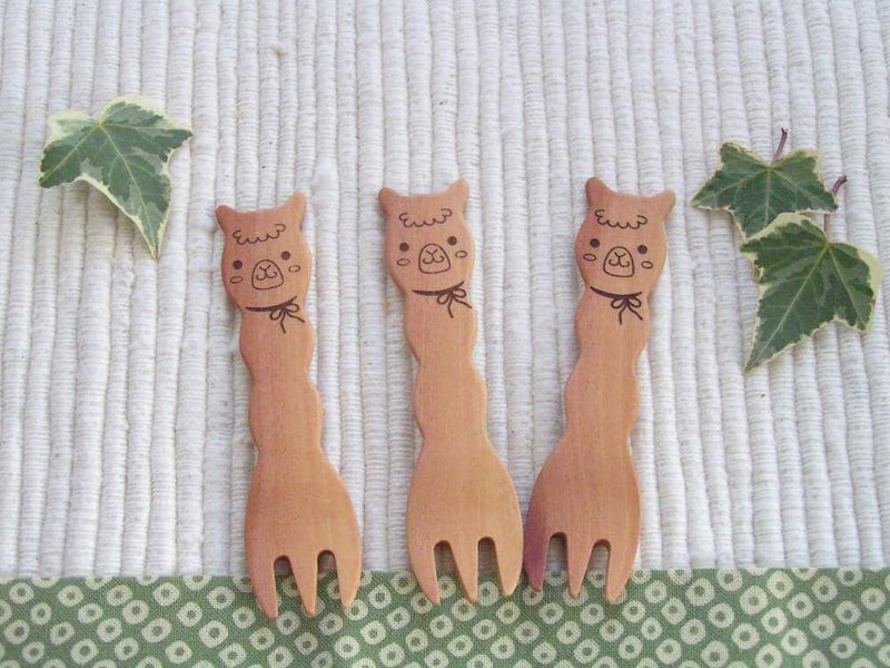 Load image into Gallery viewer, Cute Alpaca Snack Fork