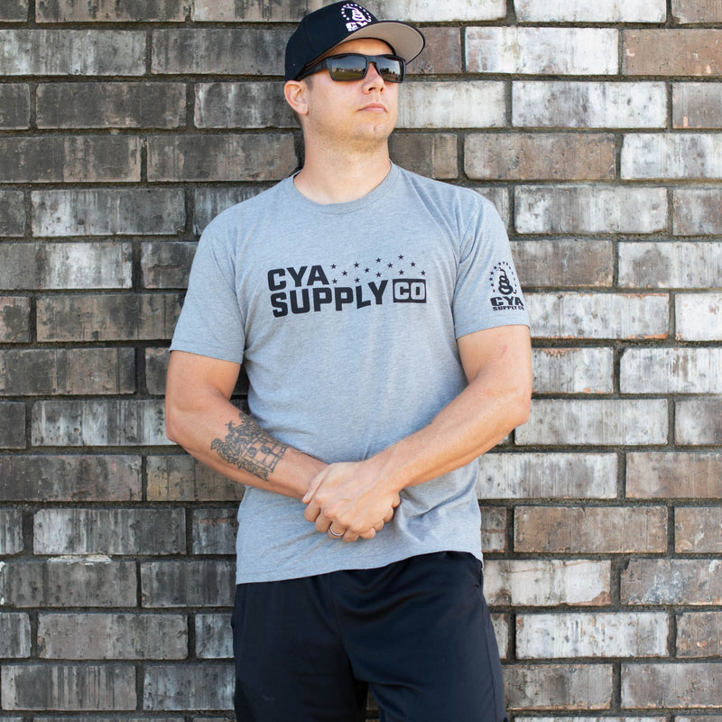 Load image into Gallery viewer, CYA Supply 13 Stars Logo T-Shirt