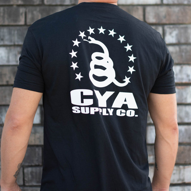 Load image into Gallery viewer, CYA Supply T-Shirt Snake Logo