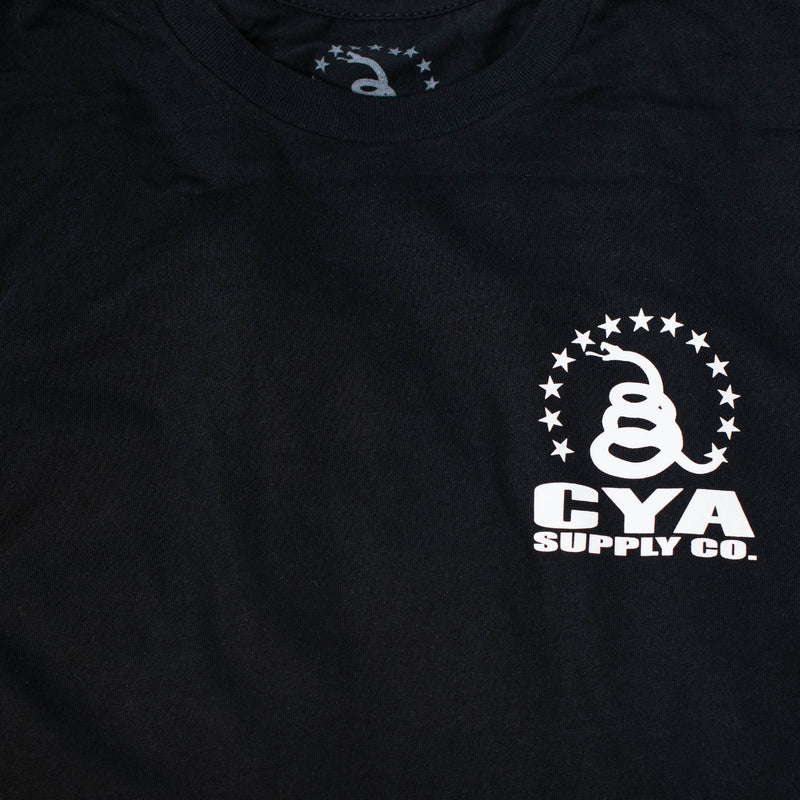 Load image into Gallery viewer, CYA Supply T-Shirt Snake Logo