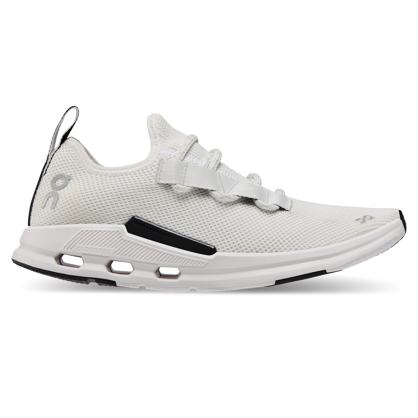 Women's On Cloudeasy, Undyed-White/Black, 6.5 B Medium - Skoutley Outdoors LLC