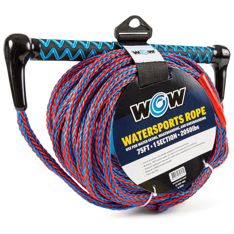 Load image into Gallery viewer, WOW Watersports 75ft Watersports Tow Rope with EVA Handle