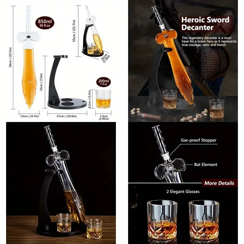 Load image into Gallery viewer, Legendary Sword Decanter Gift Set