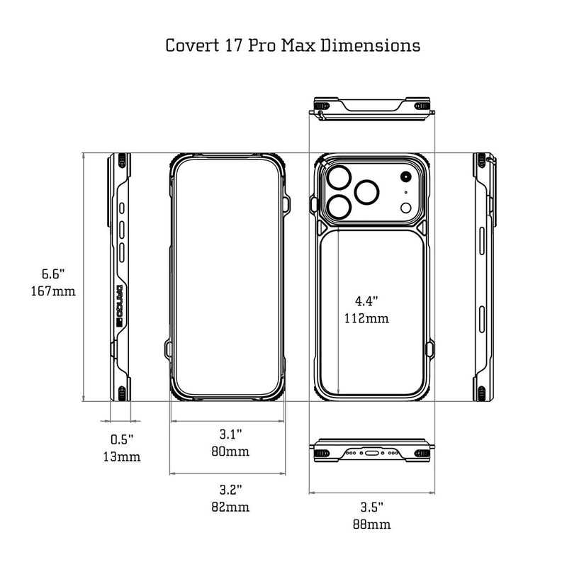 Load image into Gallery viewer, DANGO Covert Case for Iphone 17 Pro Max