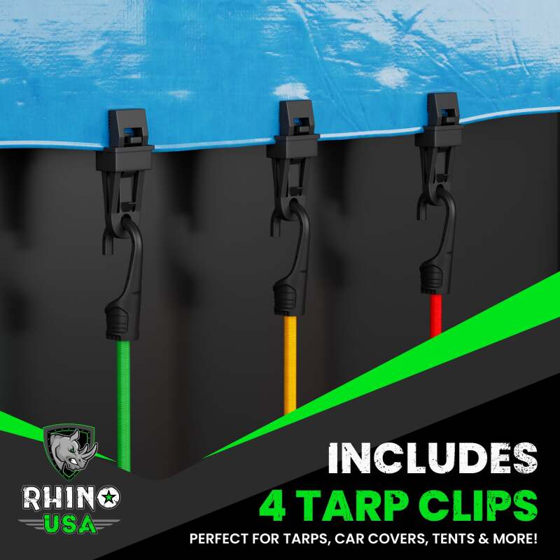 Rhino USA 28Pc Bungee Cord Assortment