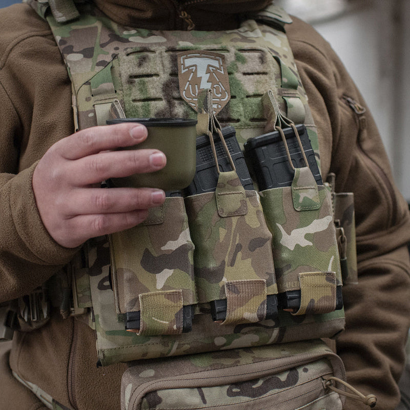Load image into Gallery viewer, M-Tac Elastic Triple Mag Pouch Elite