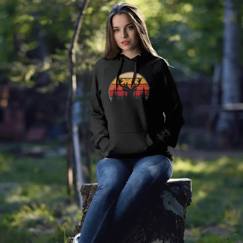 Load image into Gallery viewer, Deer Color Women Hoodie