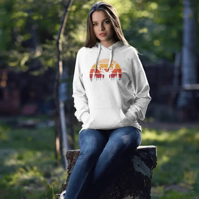 Load image into Gallery viewer, Deer Color Women Hoodie