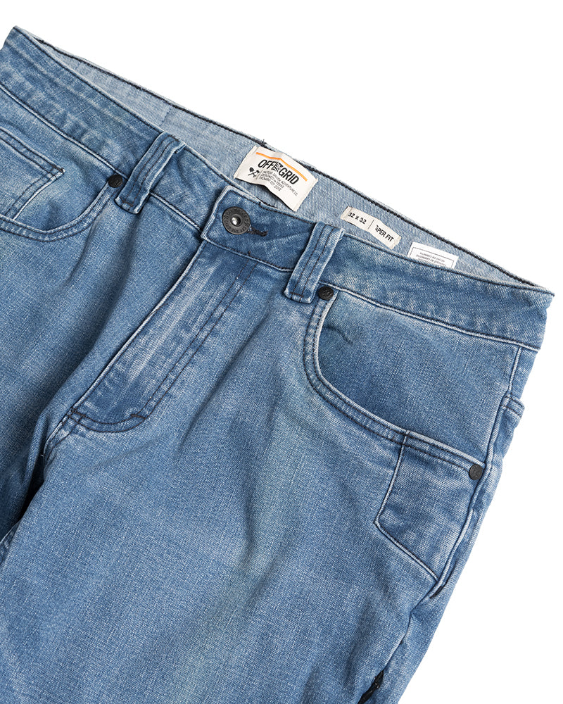 Load image into Gallery viewer, Hideout Denim Taper Fit Pants - Vintage Wash