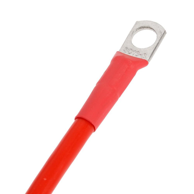 Load image into Gallery viewer, 7FT 7AWG Battery Cables Tinned Copper Ring Terminal Lugs Battery Wires