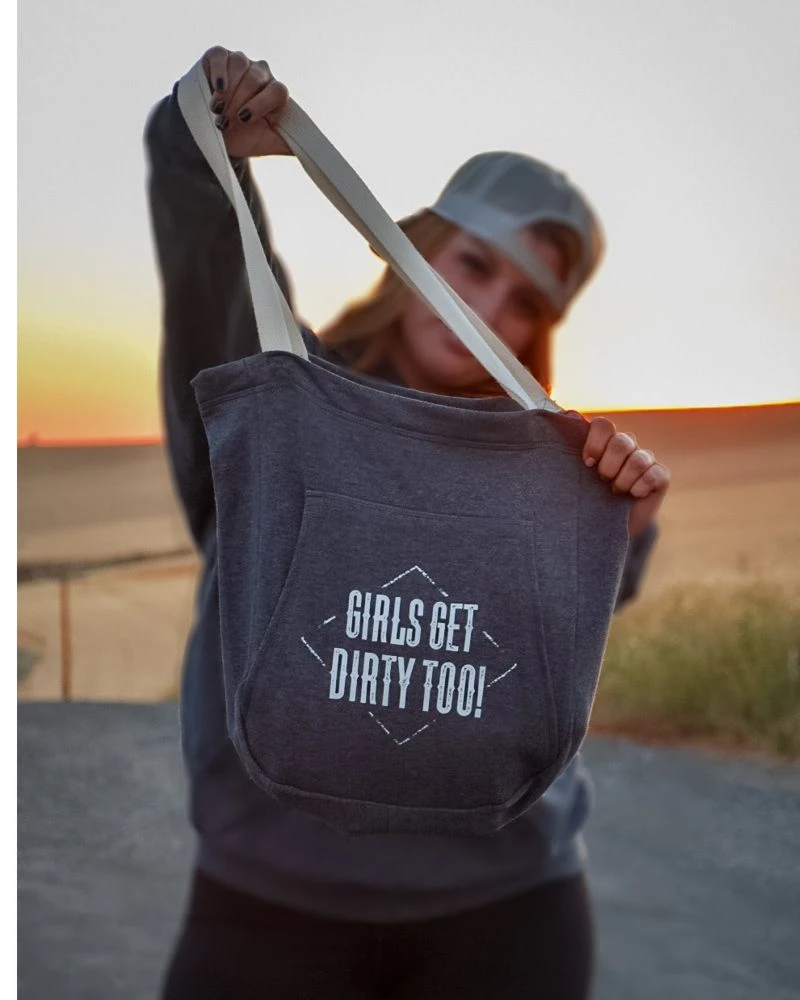 Load image into Gallery viewer, Dirt Roads Fleece Tote Bag