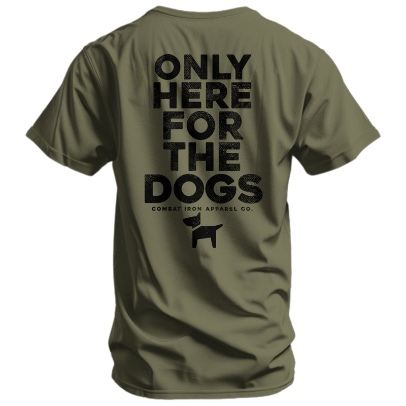 Load image into Gallery viewer, Only Here For The Dogs Men's T-Shirt