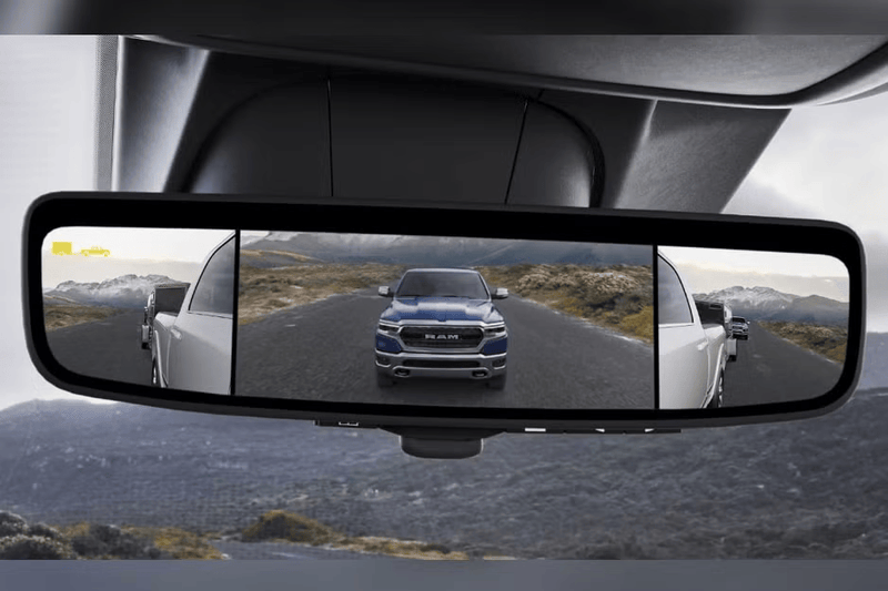 Load image into Gallery viewer, 2023-2026 OEM 2500 / 3500 Digital Rear View Mirror 3.0 (Side Tow Cameras Enabled)
