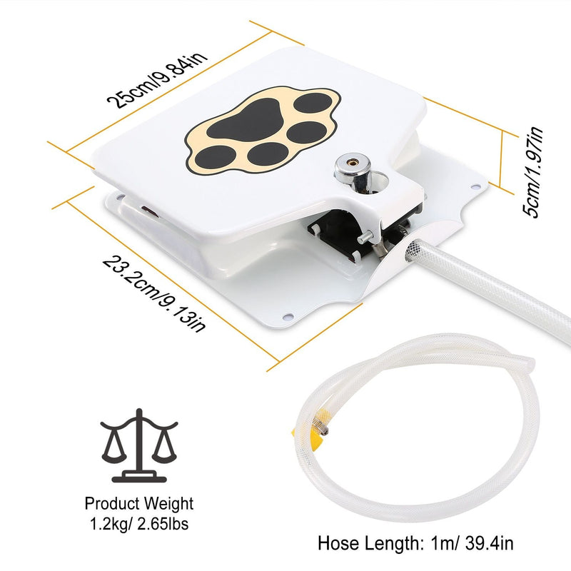 Load image into Gallery viewer, Outdoor Dog Water Fountain Step-On Activated Pet Water Dispenser